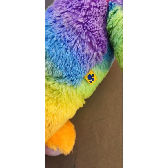 Build A Bear Rainbow Tie Dye Neon Teddy - Picture 11 of 12